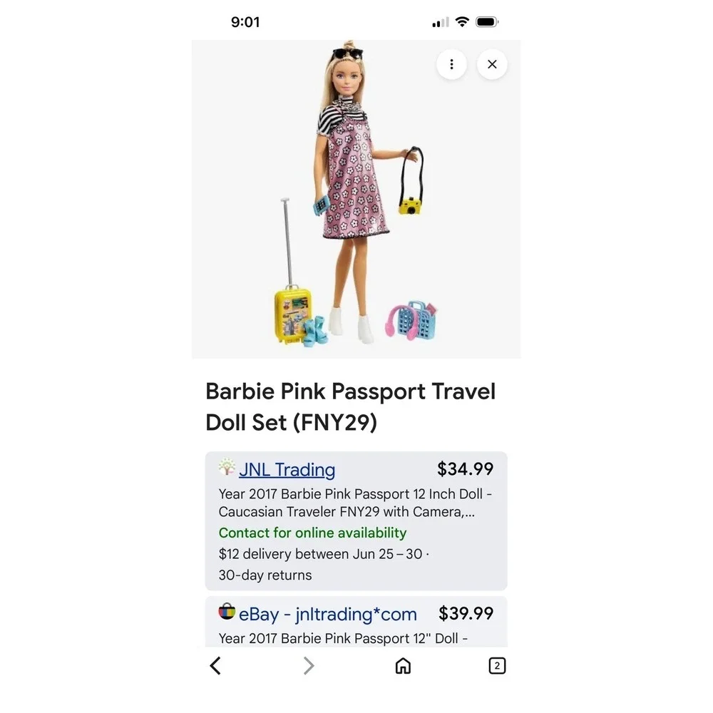 Barbie Pink Passport 12